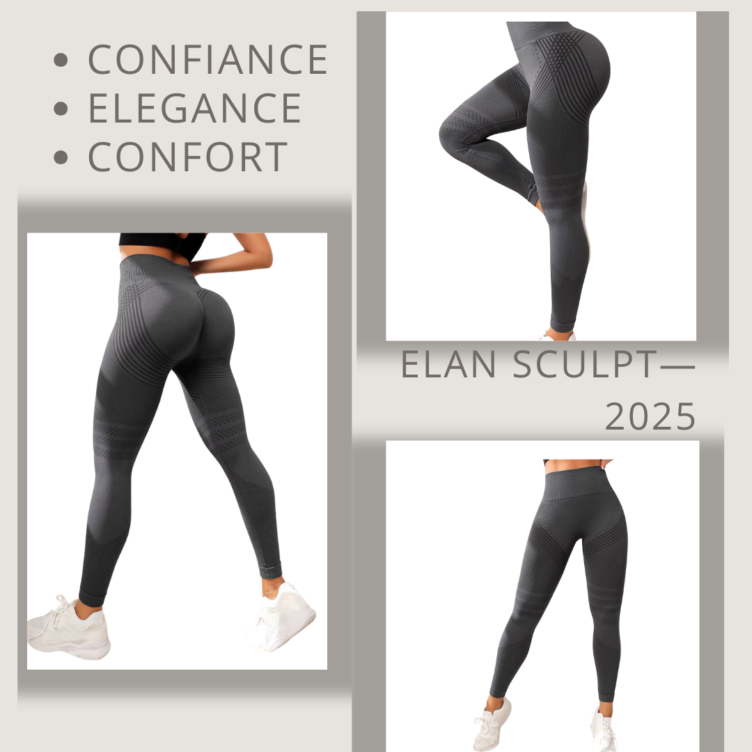 Legging Élan Sculpt — Taille haute, ventre plat & galbe naturel
