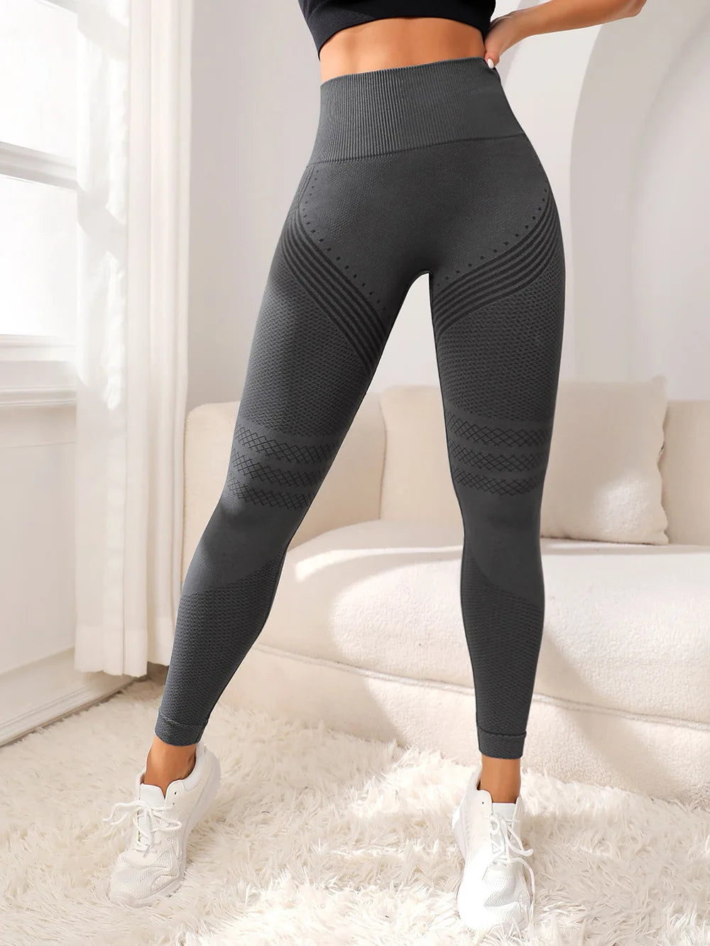 Legging de sport taille haute – effet galbant