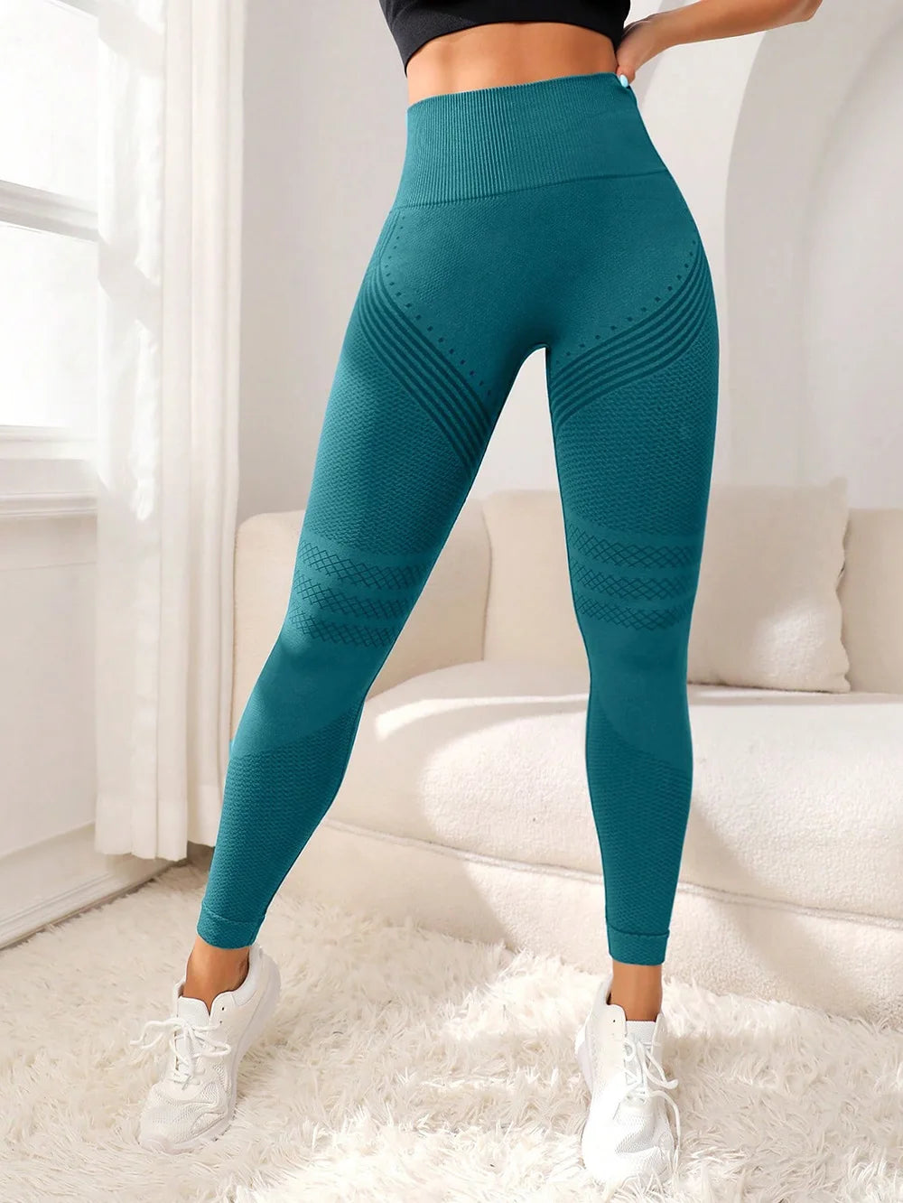 Legging de sport taille haute – effet galbant